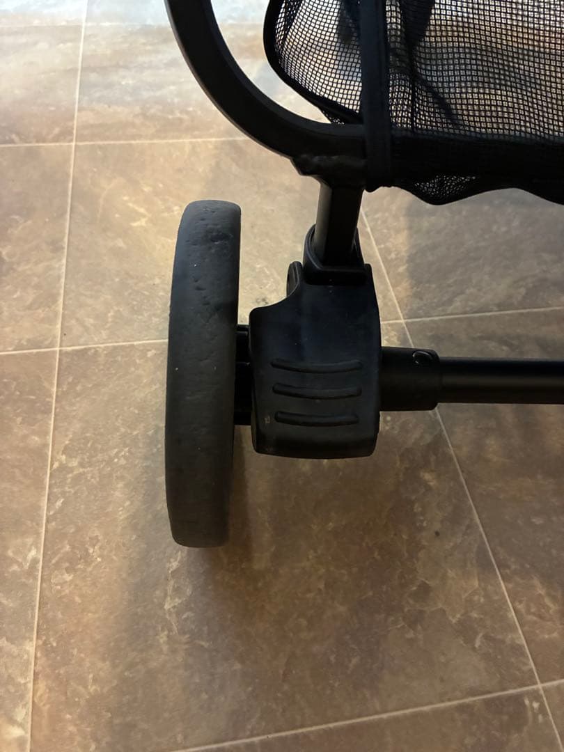 ココロンツイン　ネイビー　横型　二人乗り　ベビーカー　双子用