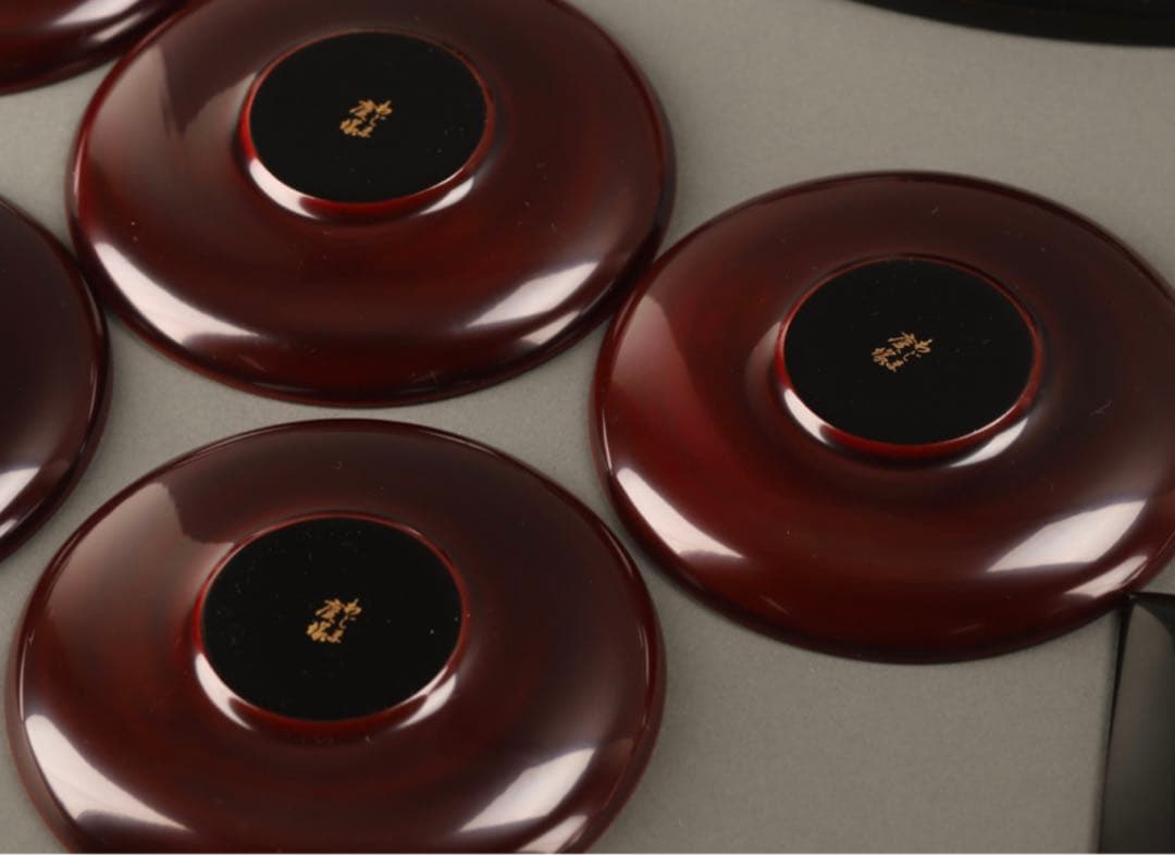 【未使用】90万円 慶塚 輪島塗り 溜塗 家庭画報