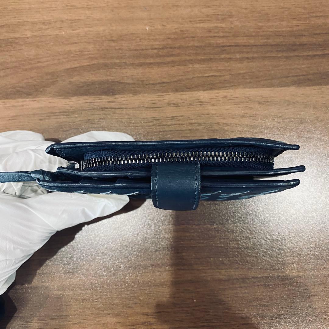 BOTTEGA VENETAボッテガヴェネタ イントレチャート二つ折り財布