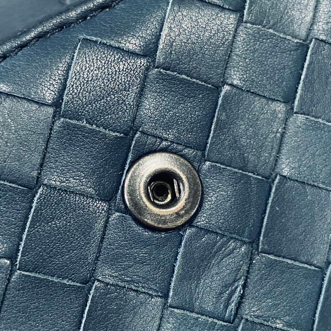 BOTTEGA VENETAボッテガヴェネタ イントレチャート二つ折り財布