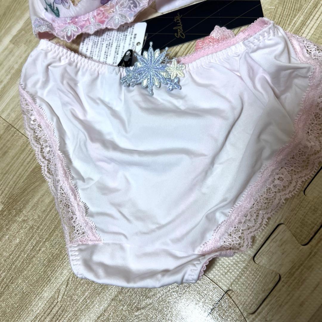 ワコールWacolサルートSalute50Gブラショーツ上下セットパープルピンク