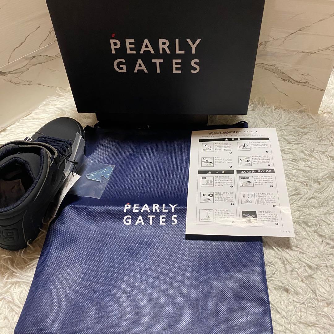 【新品】 35,200円 パーリーゲイツ ミドルカット ゴルフシューズ23cm