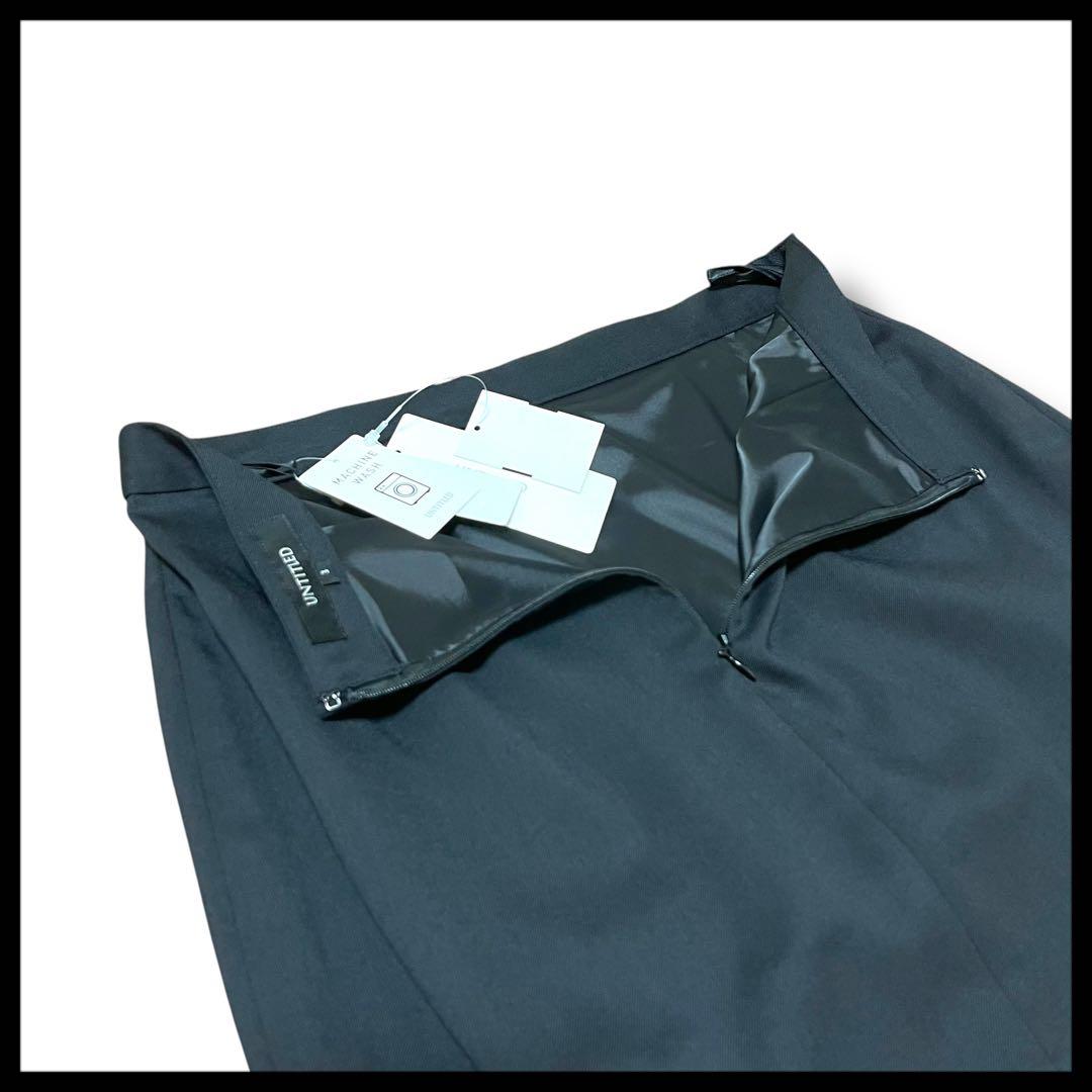 新品タグ付き　アンタイトル　スーツセットアップ 黒 L パンツスカート上下