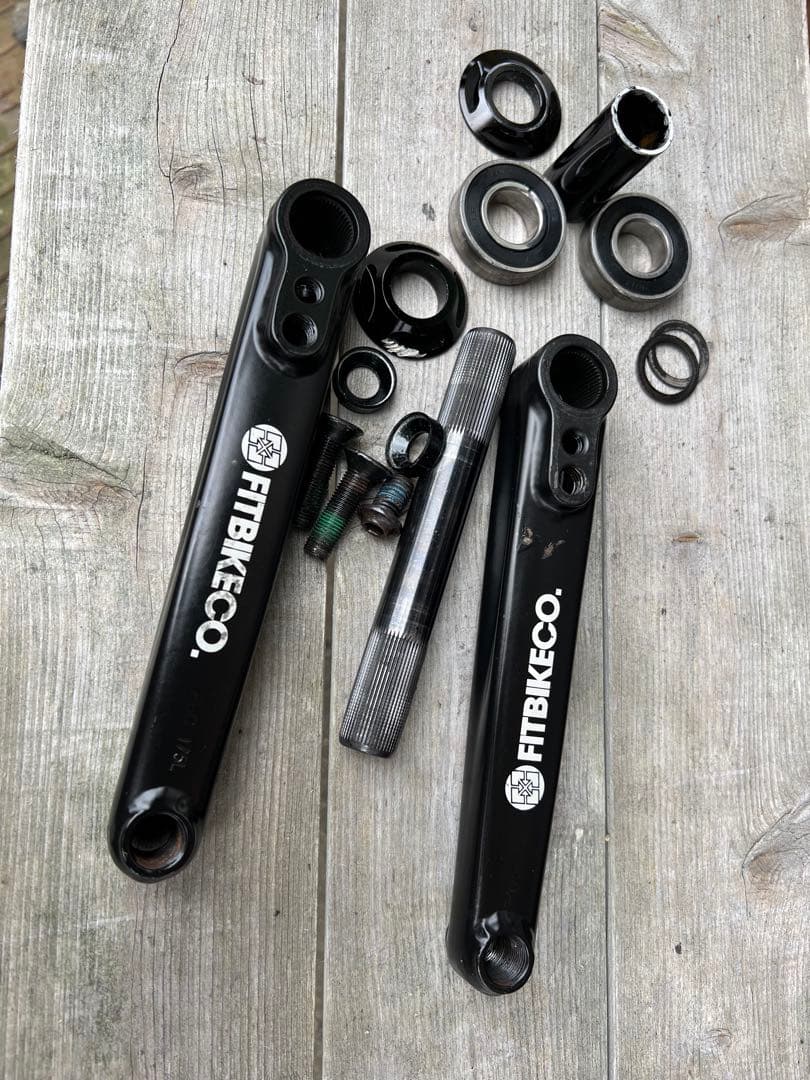 BMX クランクFIT 19MM CRANKS 175mm Set mid BB