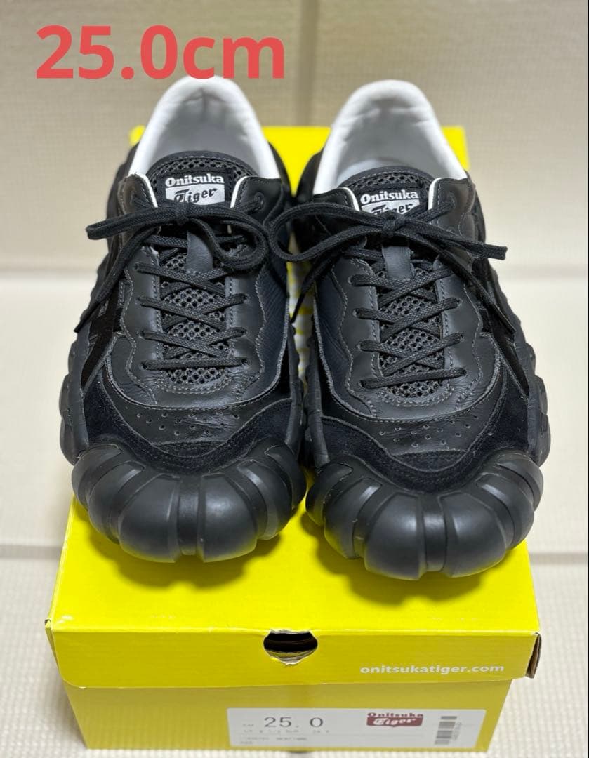 【箱あり】オニツカタイガー　デンティグレ　ブラック　25.0cm