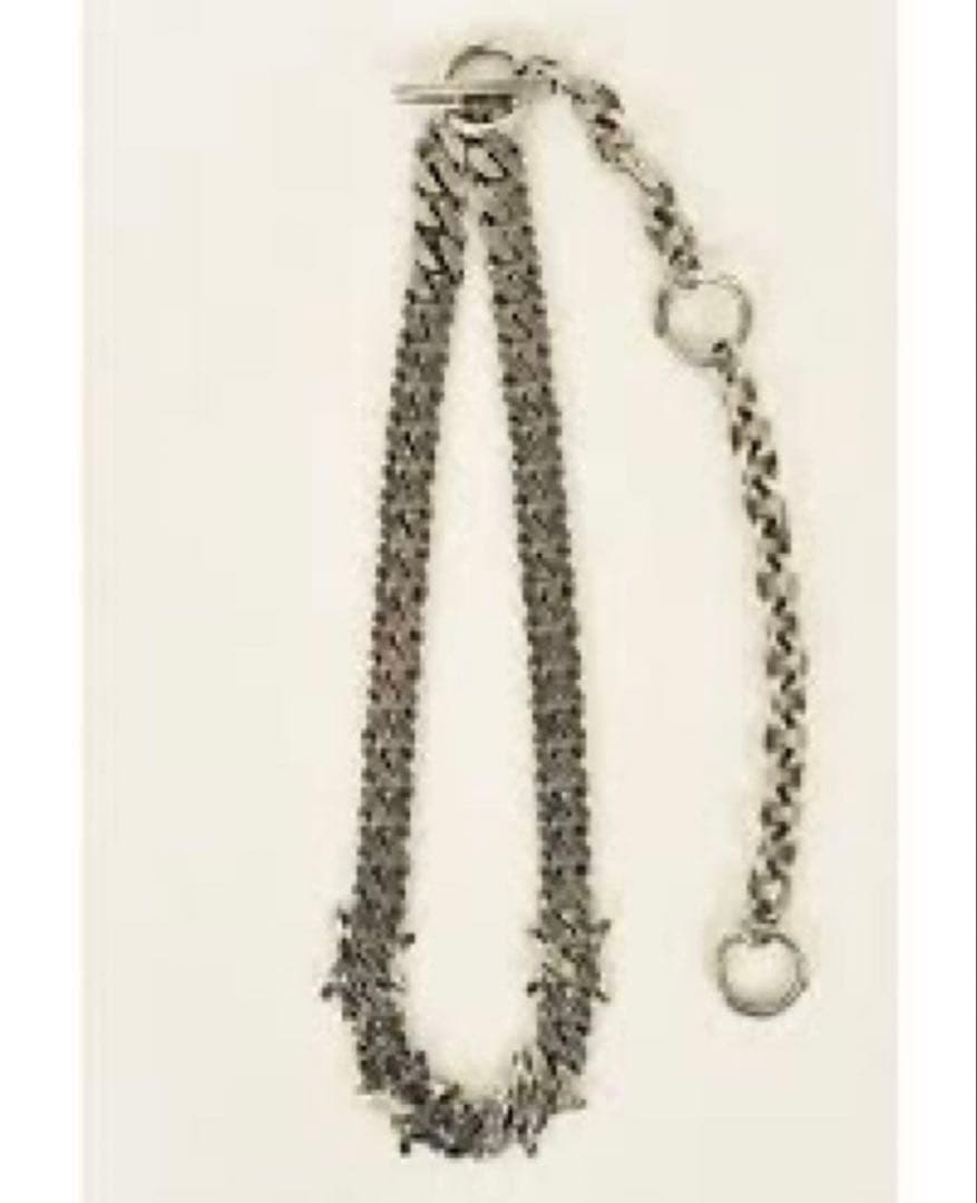 シルバーリンクチェーンネックレス