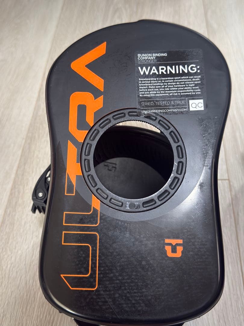 UNION ULTRA ブラック/オレンジ Lサイズ　22-23　ビンディング