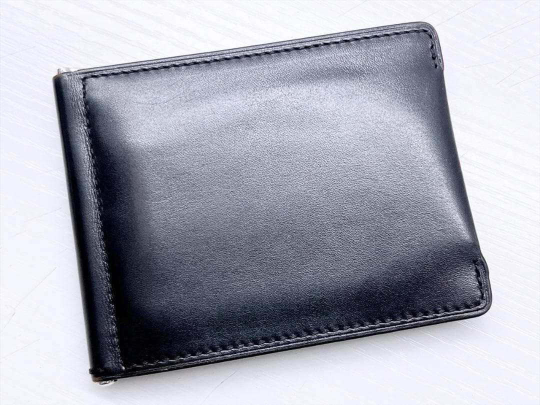 美品　ベルルッティ　アッサオ　スクリットレザー　ビルクリップ　マネークリップ