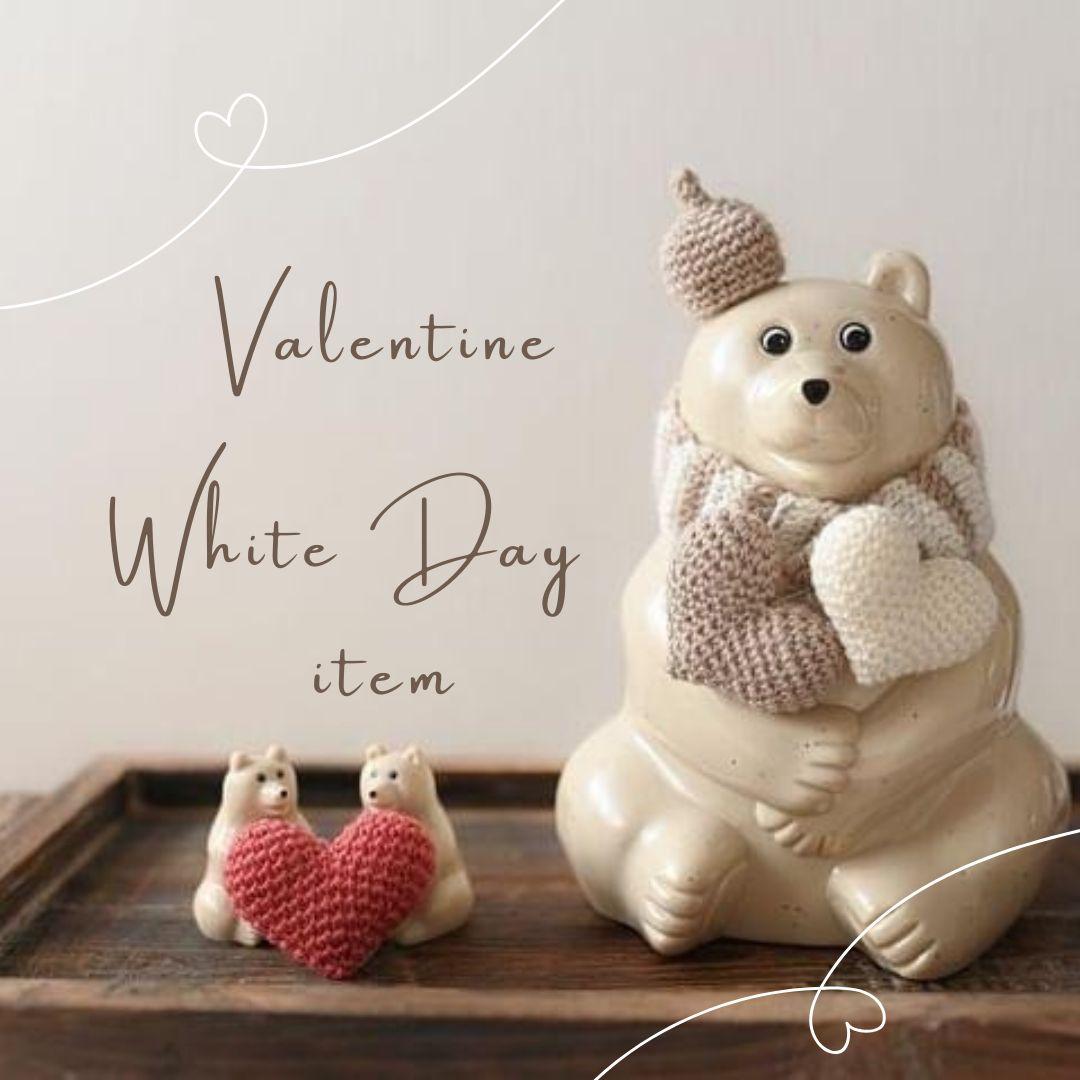 【オーダーページ】しろくま貯金箱＊バレンタイン・ホワイトデー