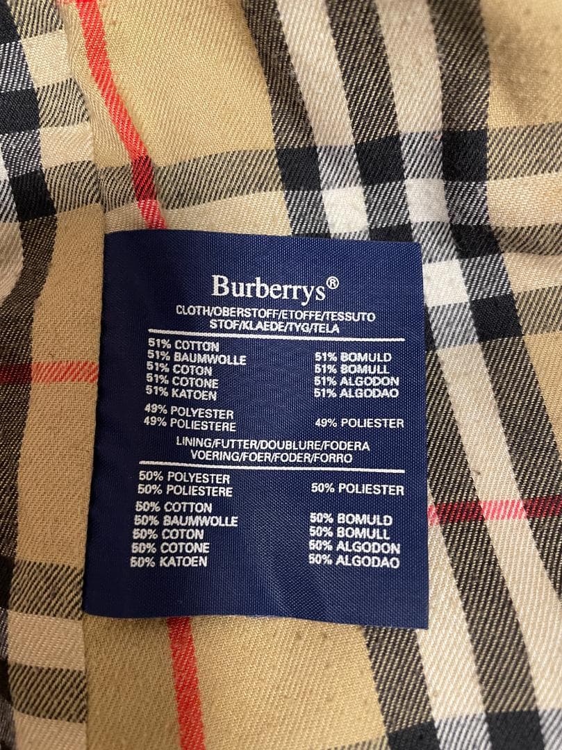 BURBERRY★ノバチェック柄 ライナー★ステンカラーコート