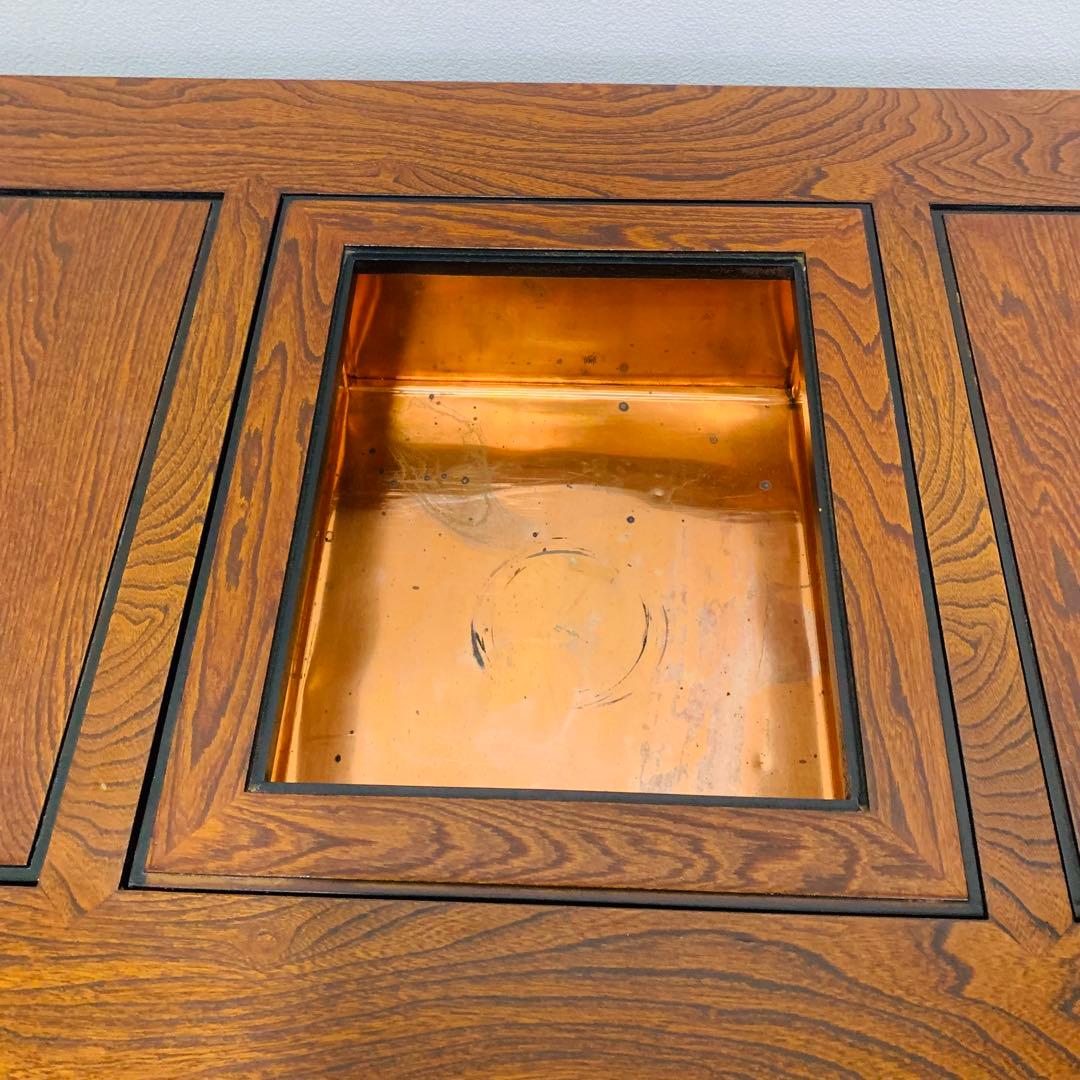 高級 囲炉裏　テーブル　昭和レトロ アンティーク　古民家 家具 長火鉢