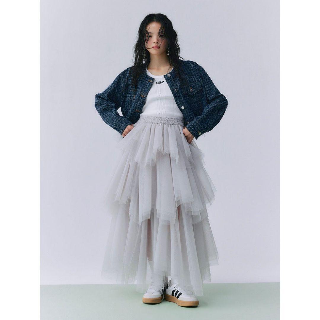 【タグ付】eimy istoire♡ボリューム　チュール　スカート
