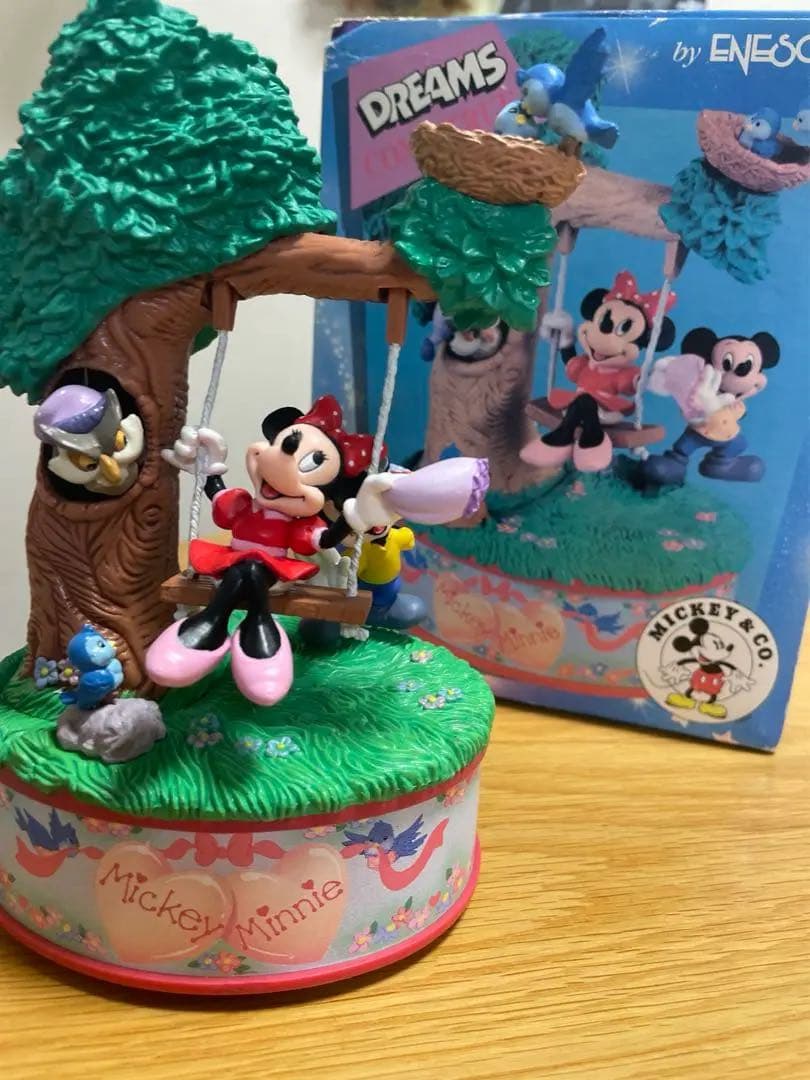 エネスコ ミッキー ミニーオルゴール ディズニー　トラディション　ジムショア