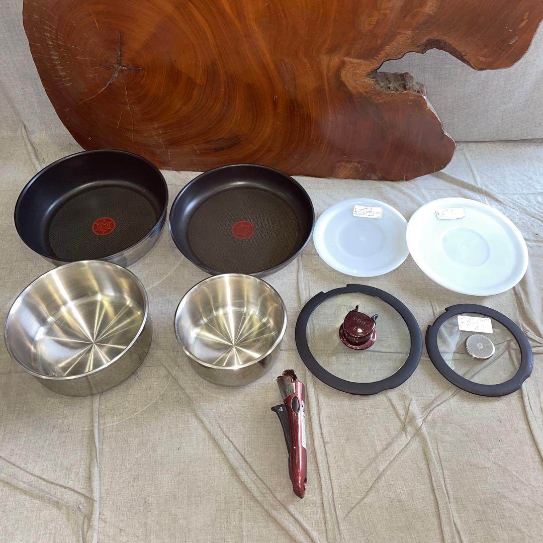 T-fal ティファール　Ingenio インジニオ　9点　IH　鍋・フライパン