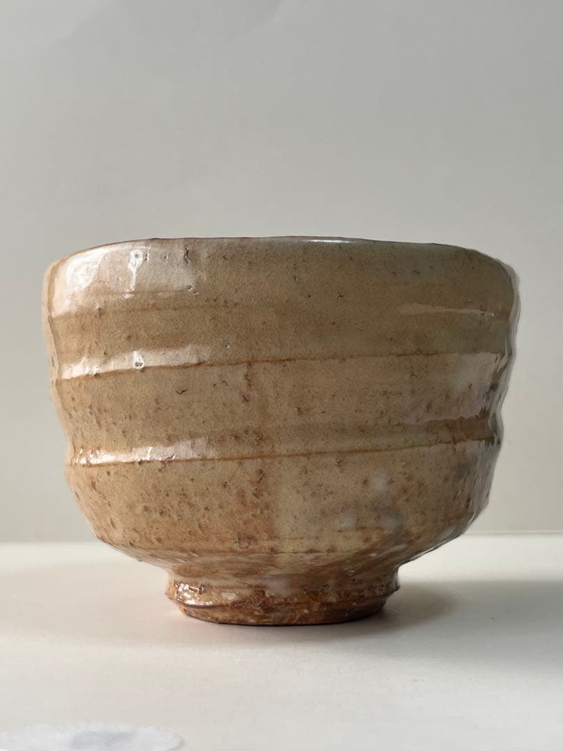 新品未使用　兼田昌尚作　萩焼　抹茶茶碗