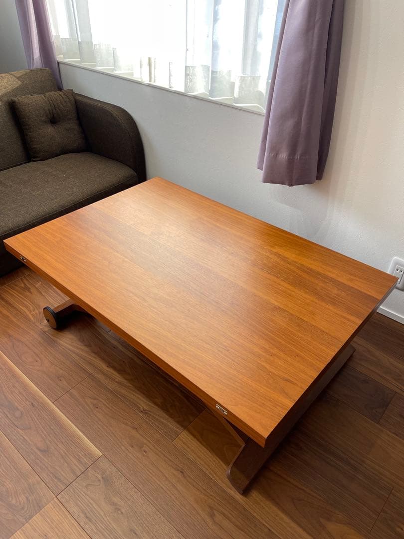 CALLIGARIS マスコッティ　木製 昇降式テーブルリビングテーブル　完成品
