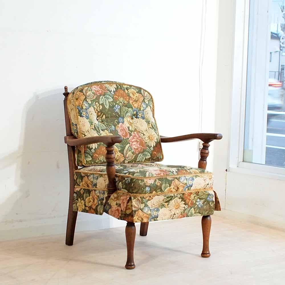 オークショップ 豊田たんす 1人掛けソファ B アームチェア ZR24359