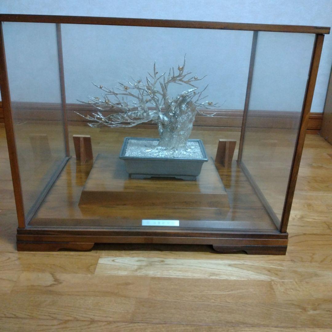 純銀　純金　梅　光則作