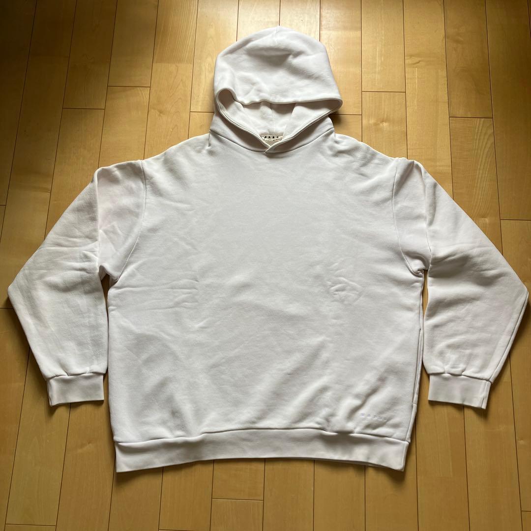 MARNI SS21 ロゴ刺繍 ホワイト フーディ 46