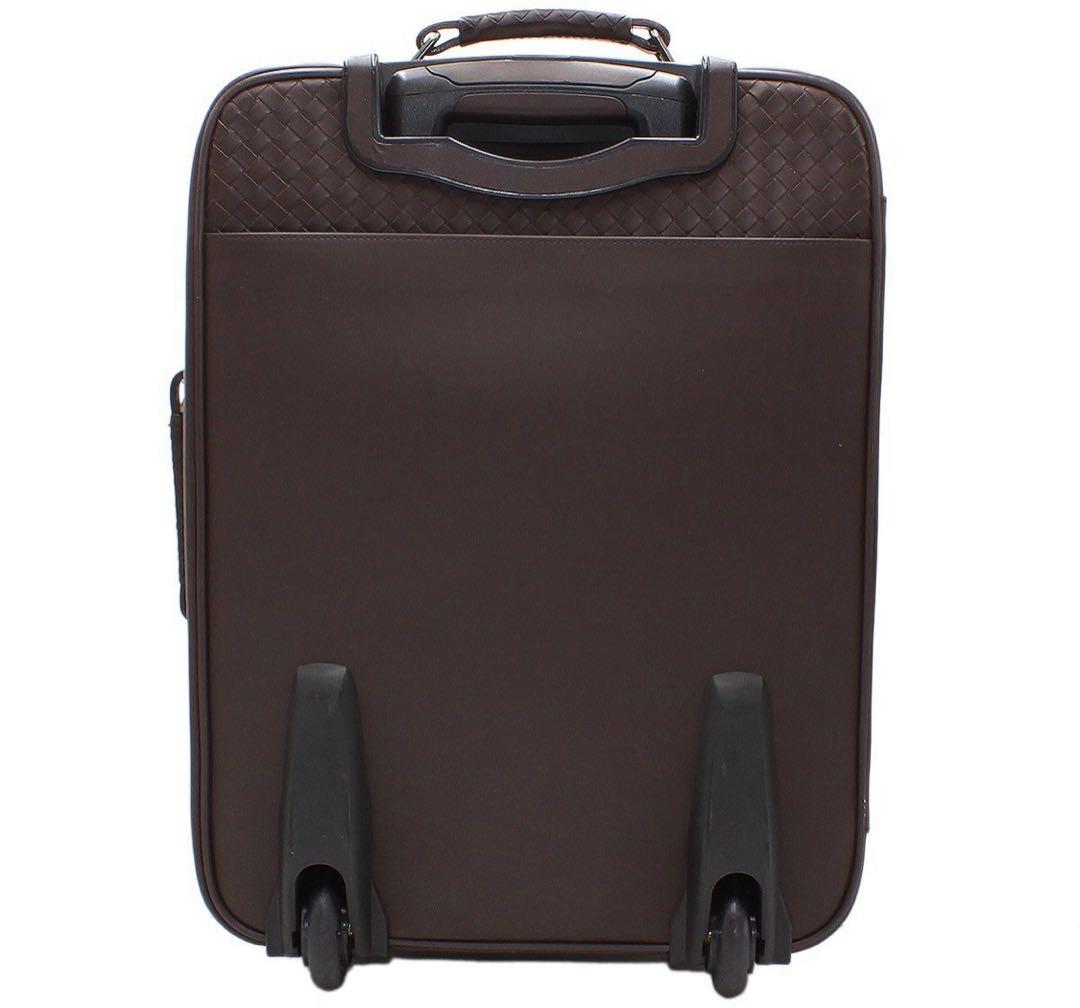 R2089 美品 ボッテガヴェネタ イントレチャート レザー キャリーバッグ