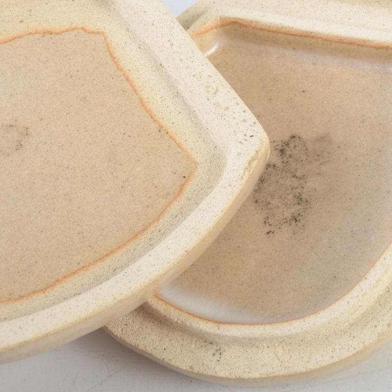 茶道具　萩焼　宗栄造　琵琶香合　共箱　V　9337