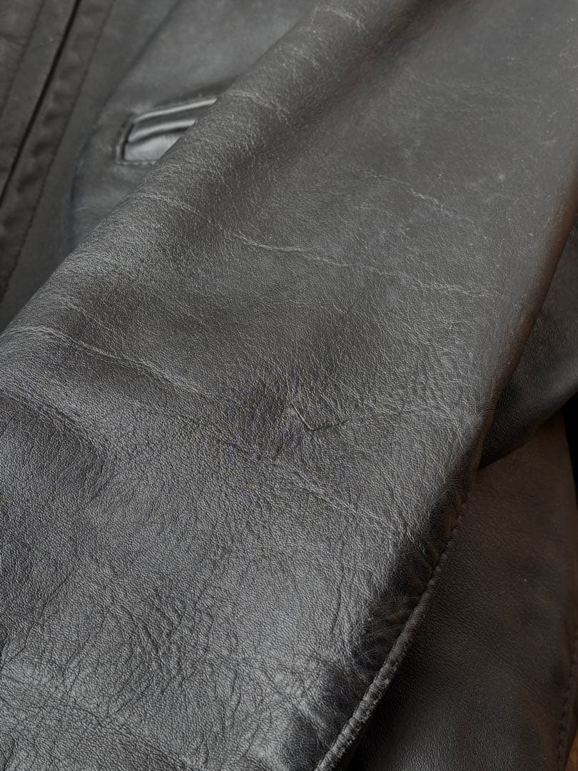 SCHOTT★シングルライダースジャケット 641U ボアライナー付 36タロン