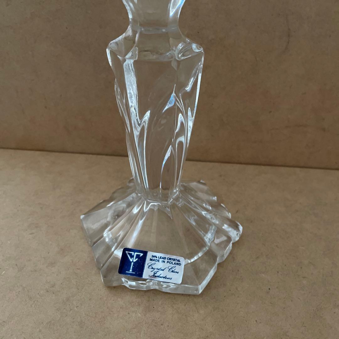 クリスマスセールしました！クリスタルキャンドルスタンド　ポーランド製6脚