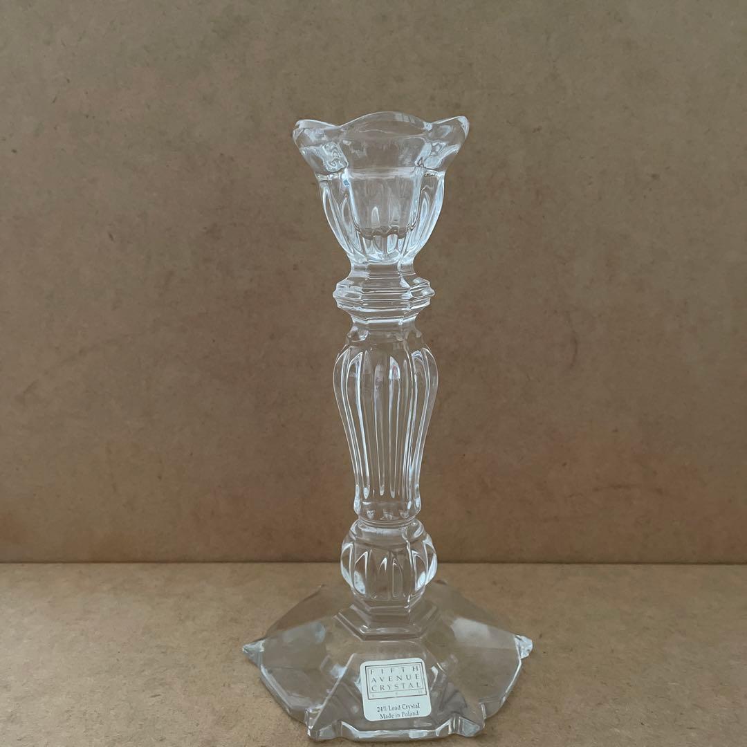 クリスマスセールしました！クリスタルキャンドルスタンド　ポーランド製6脚