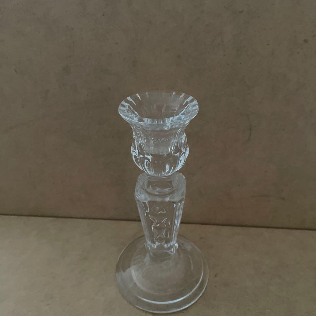 クリスマスセールしました！クリスタルキャンドルスタンド　ポーランド製6脚
