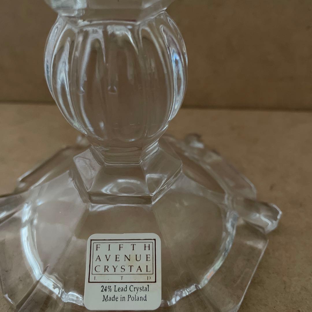 クリスマスセールしました！クリスタルキャンドルスタンド　ポーランド製6脚