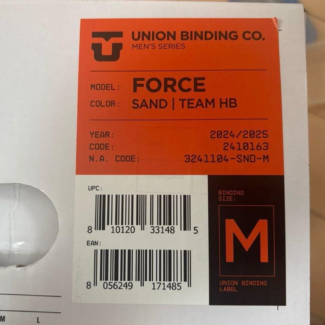 スノーボード UNION BINDING 2024-2025 FORCE
