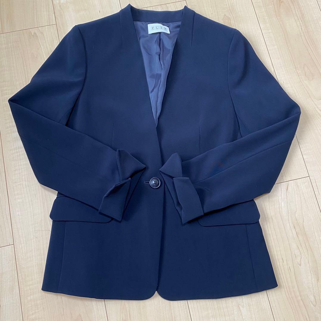 PLST プラステ ウォームリザーブ スーツ セットアップ ネイビー XS