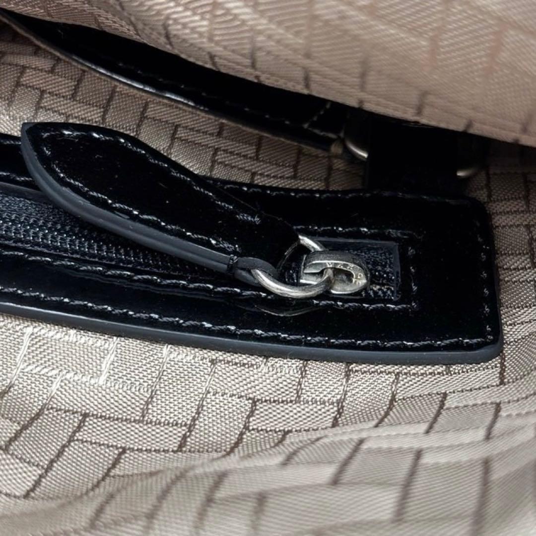 未使用品◎ コールハーン A4可 肩かけ可 トートバッグ 編み込みデザイン 黒