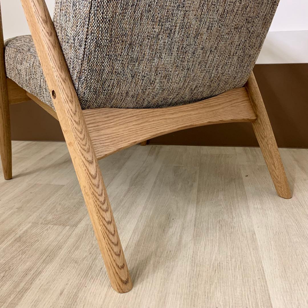 【極美品】unico HESTA ウニコ ヘスタ ラウンジチェア ブラウン