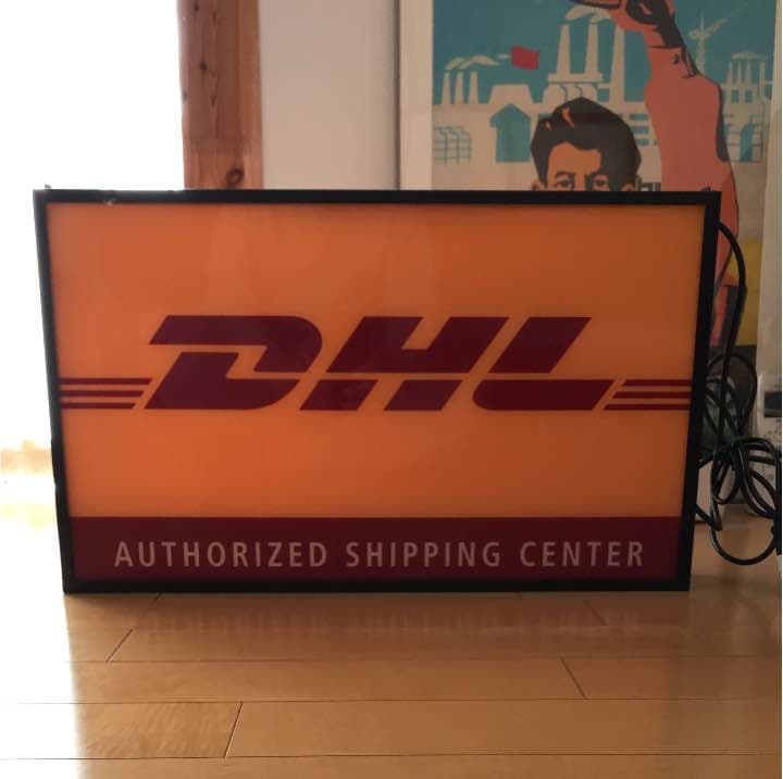 DHL 看板 ネオン サイン　ピーターマックス