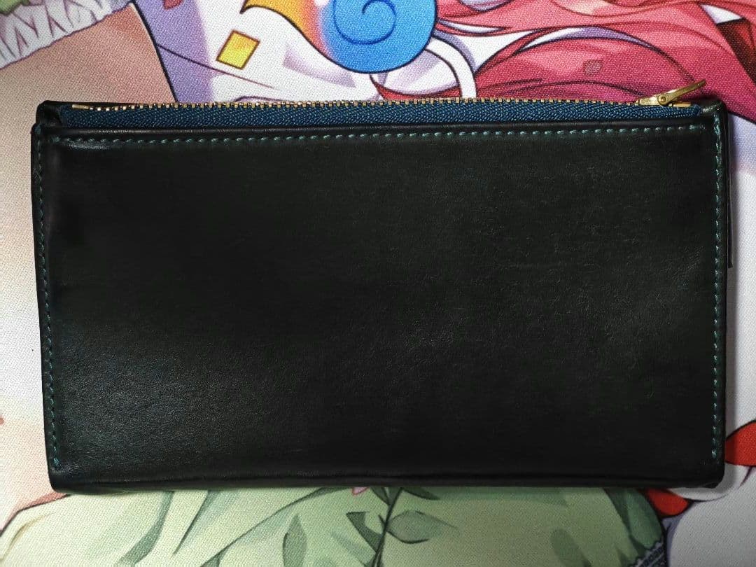 moku 小さく薄い長財布UNO ver.2 Pueblo petrolio