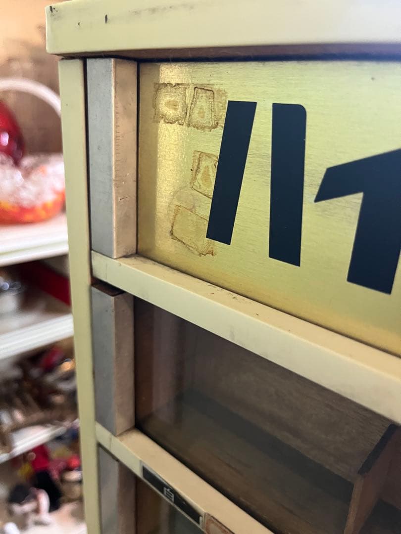 ミシン糸ケース 収納棚 インテリア 当時物 店舗什器 昭和レトロ 小物収納