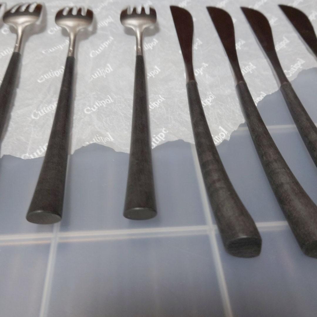 8本セット Cutipol　クチポール　NOOR②　ナイフ　フォーク　カトラリー