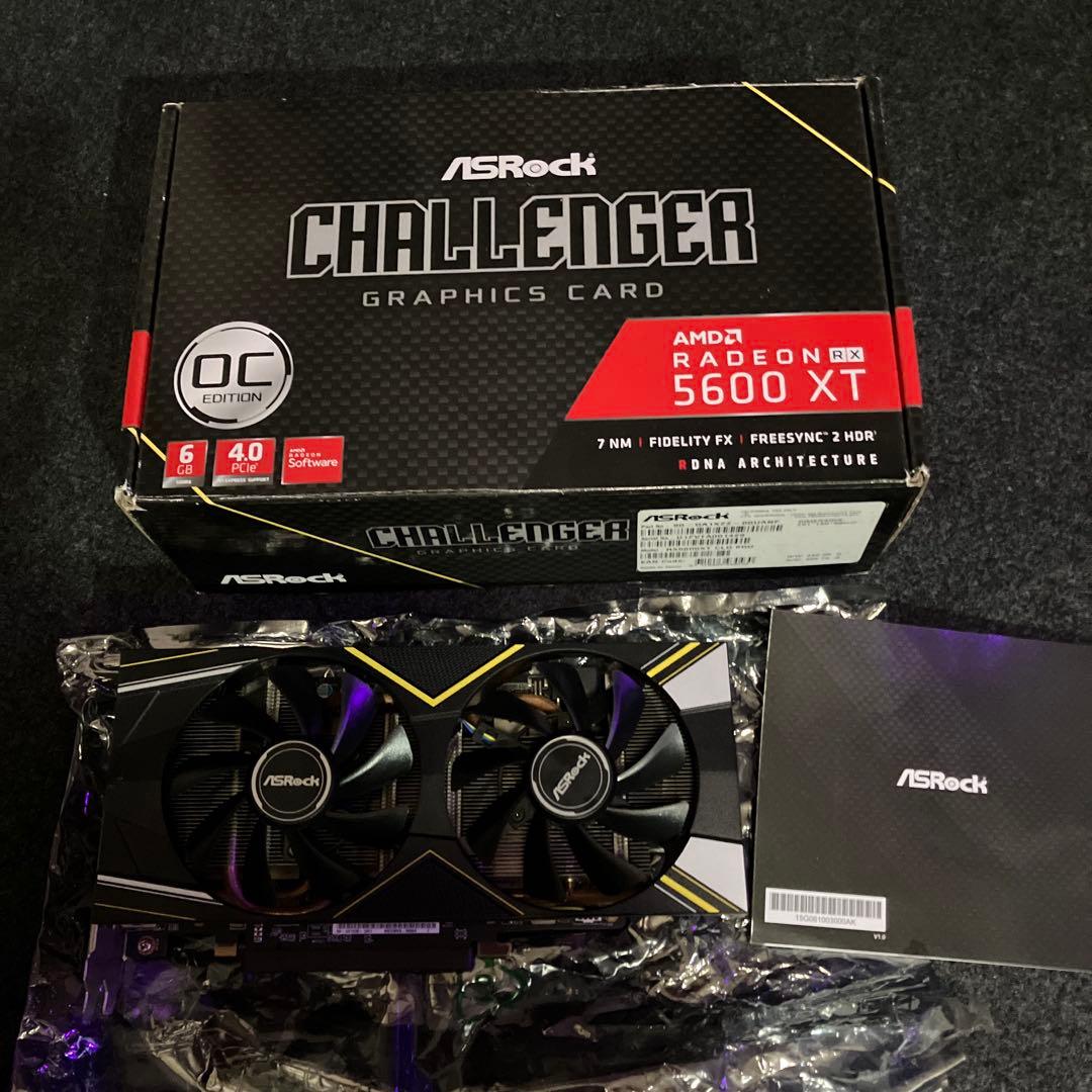グラフィックボード・グラボ・ビデオカード ASRock Radeon RX 5600 XT OC Edition 6GB