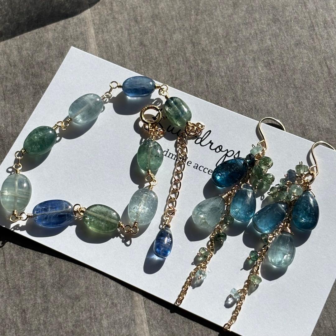 【りん♪です】14kgfブレスレット・ピアス