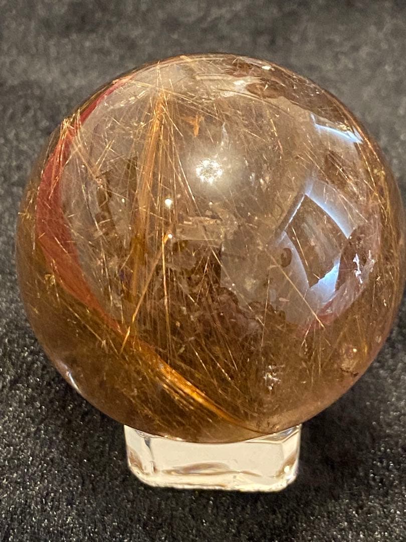 【魔除・金・仕・商繁】虹⭐️超特大！タイチンスモーキー！ゴールドルチル⭐️ R113