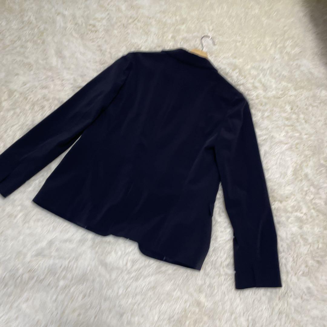 美品 42【green label relaxingテーラードJKパンツスーツ】