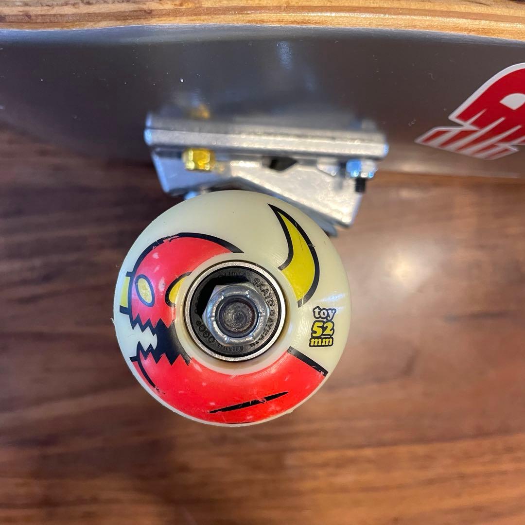 ミニロゴ　美品　スケボー　コンプリート　子供用　ベンチャートラック　トイマシーン