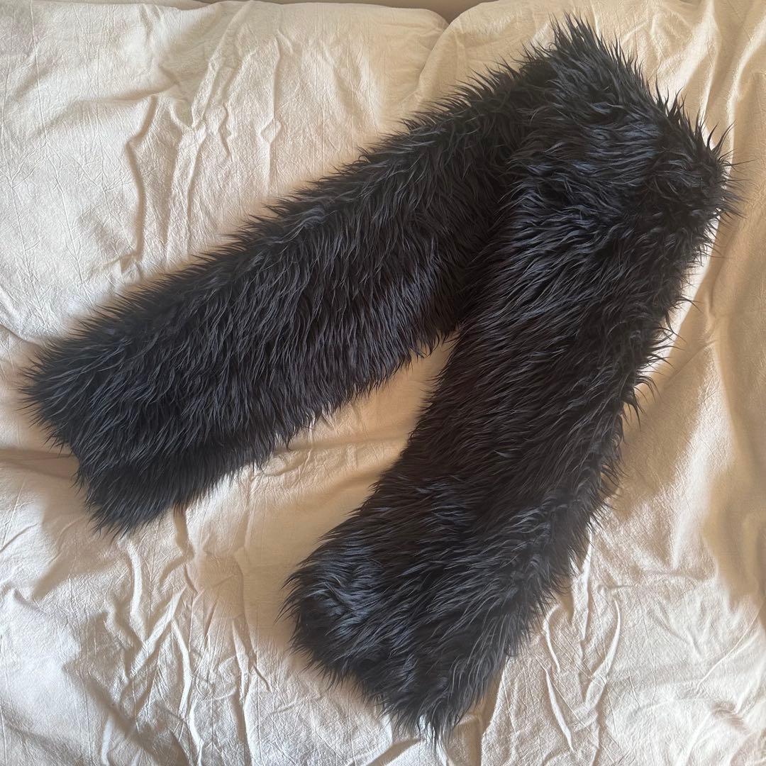 our legacy 22aw フェイクファー　スカーフ　マフラー