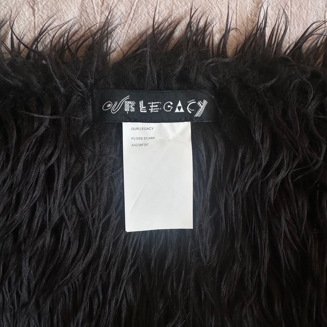 our legacy 22aw フェイクファー　スカーフ　マフラー
