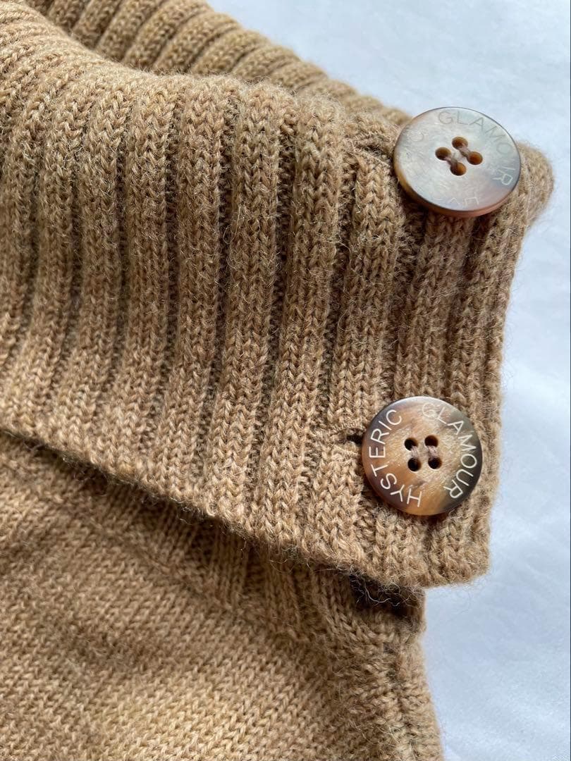 Hysteric ヒステリックグラマー◆ウールモヘヤタートルネックニット Y2K