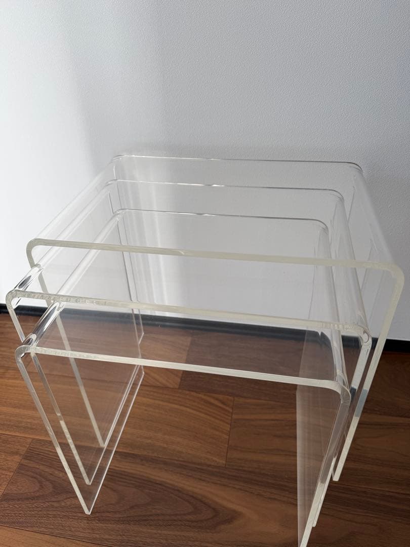 M*m様 dinos Gel/ジェル アクリルネストテーブル 3台セット