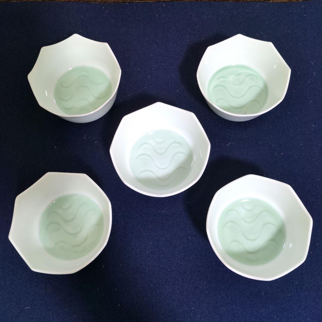 人間国宝　井上萬二　小鉢5個　 有田焼