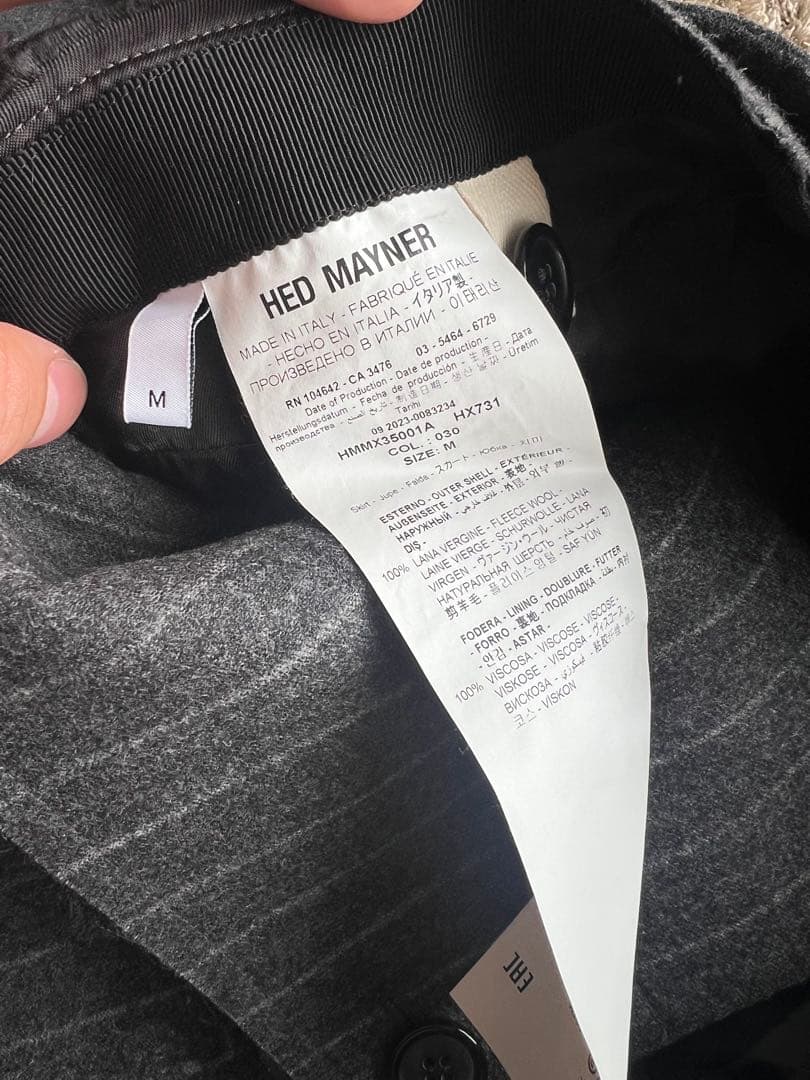 Hed mayner スカート型番HMMX35001A