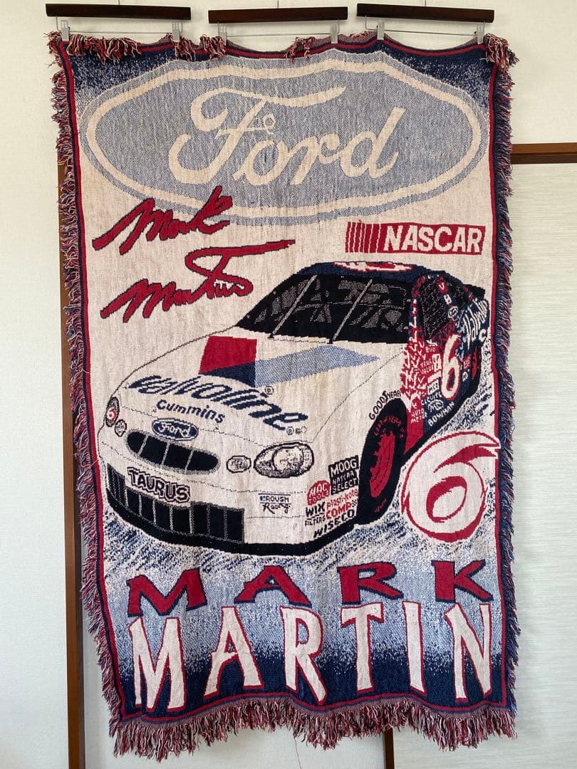 ナスカー　アメ車　ラグ